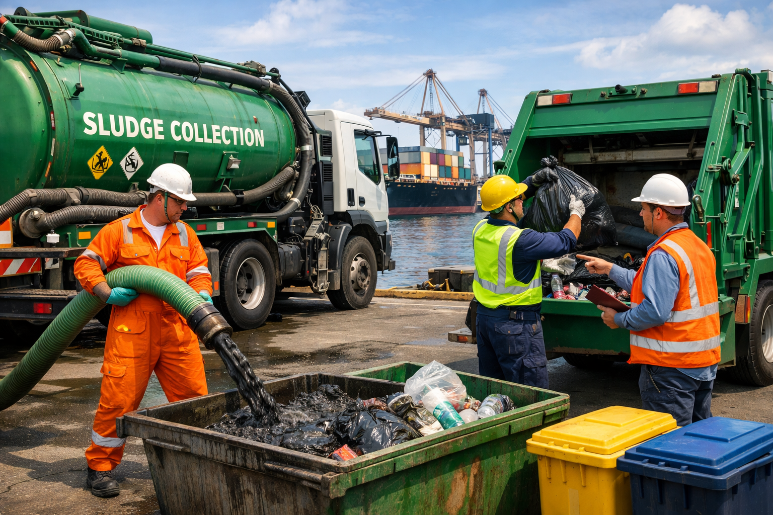 Marine waste management